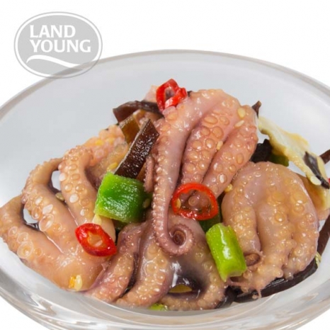 【Producto de exportación】Pulpo con vegetales silvestres