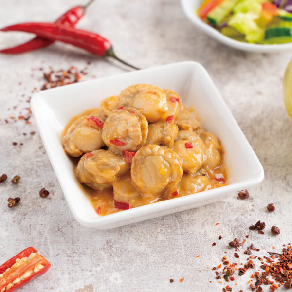 Seasoned Spicy
<br> Scallop