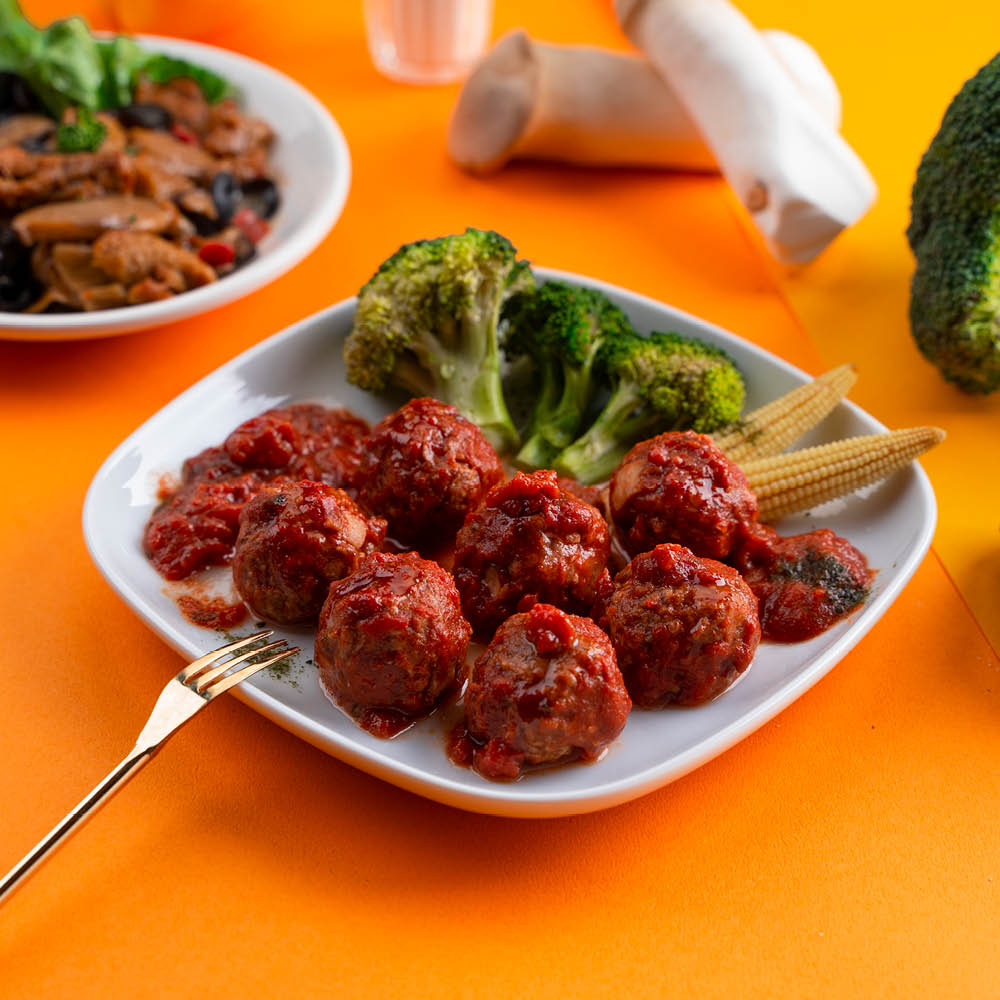 Boulettes de viande Pomodoro végétariennes