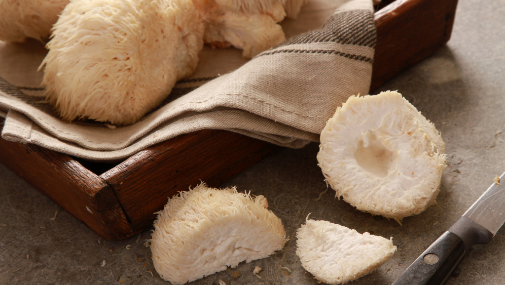 Hericium erinaceus cooking pre-work