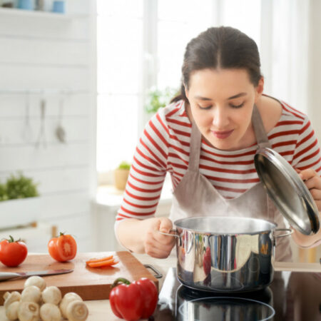 Hoe vegetarische zoute pap te maken