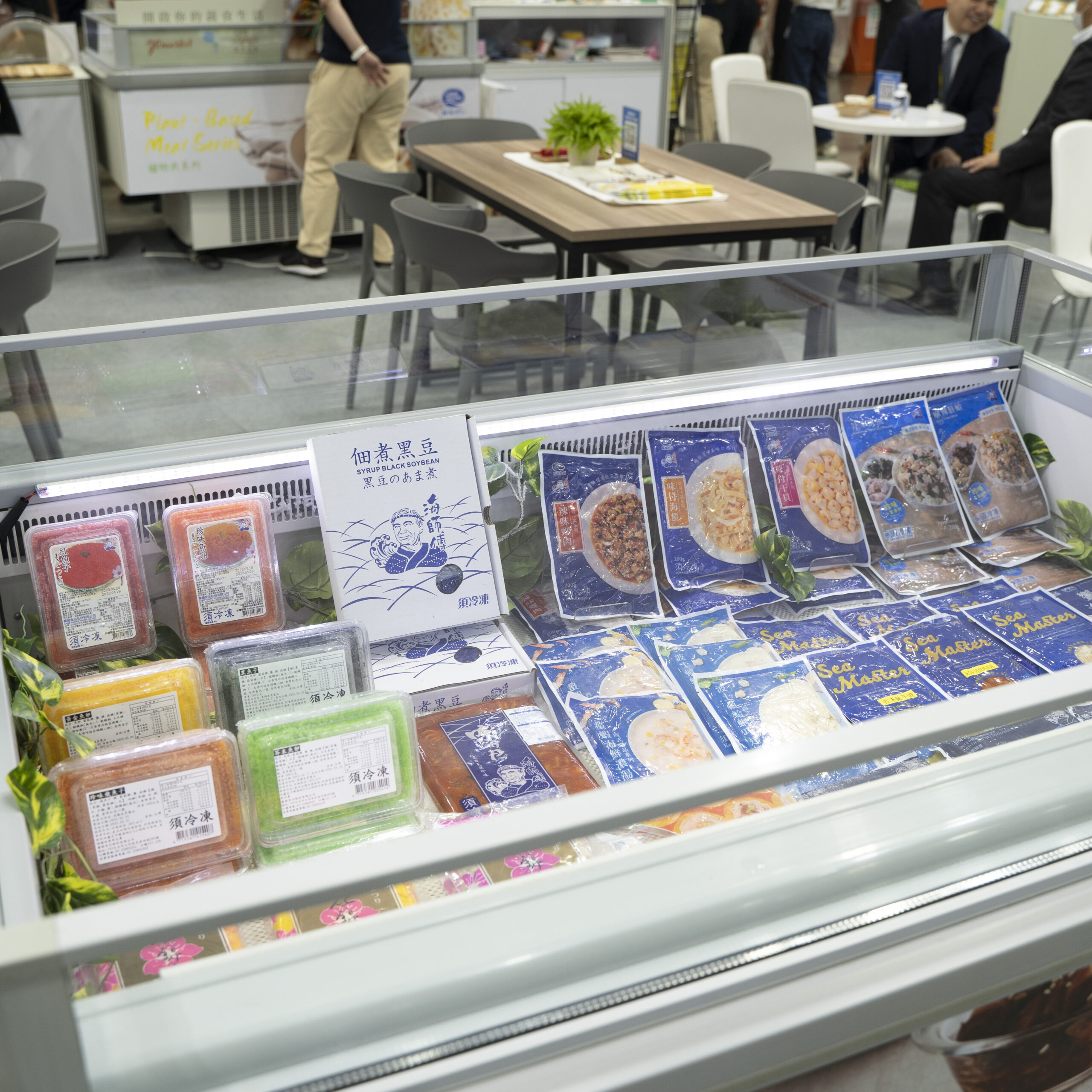 Foto del layout dello stand della fiera alimentare 2023