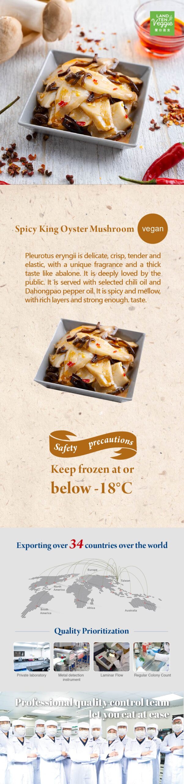 Sichuan Pepper Pleurotus Oyster Mushroom