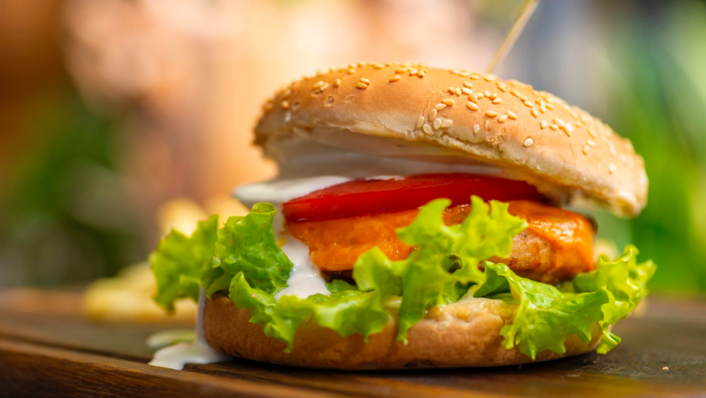 vegetarian burger vegetarian burger
