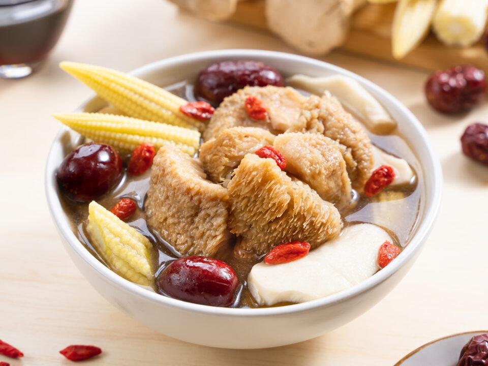 Hericium Hericium Mushroom Stew Soup